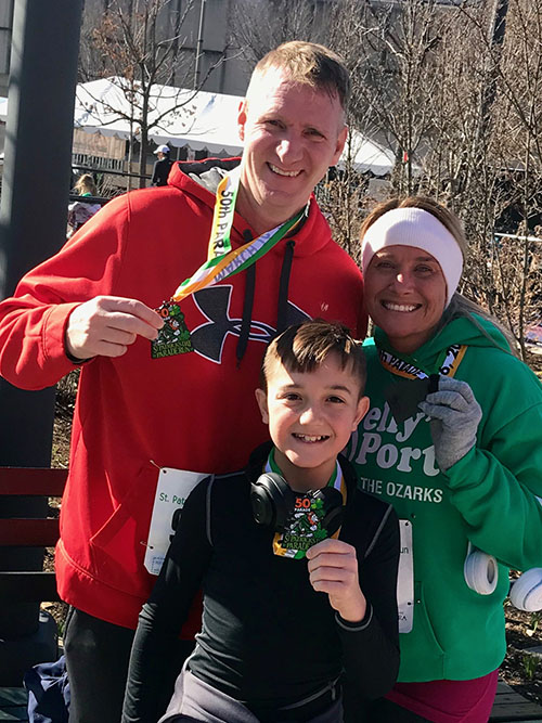 st patricks day 5 mile run st louis 2025